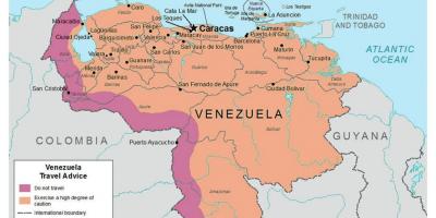 Venezuela katika ramani