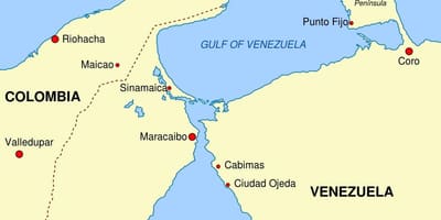 Ramani ya ghuba ya venezuela